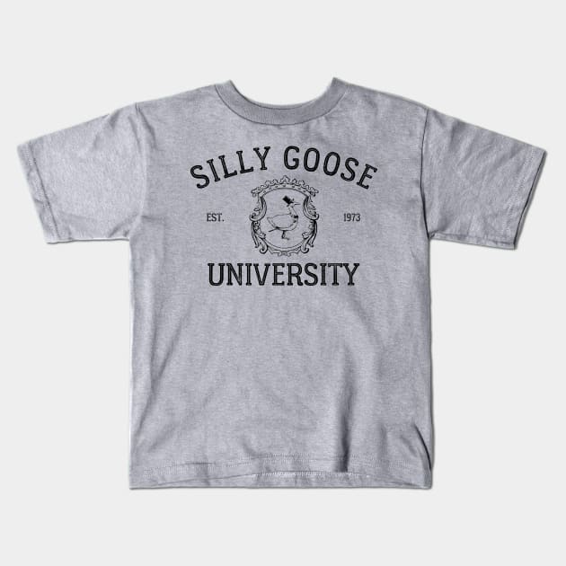 Silly Goose University Kids T-Shirt by Downtown Rose